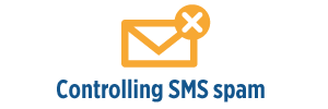 Controlling SMS spam