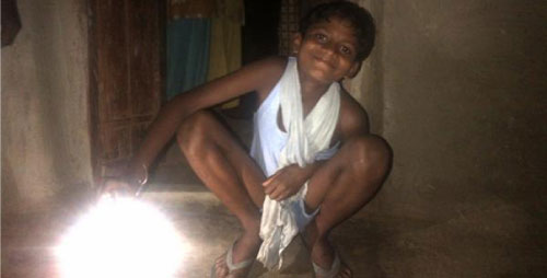 Happy customer receives his new lantern