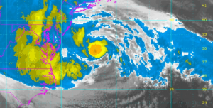 Hurricane Sandy on Oct 29, 2012 at 15:15 UTC