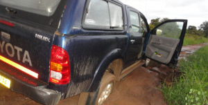 Site accessibility can be a challenge in remote locations - still another 400m to reach this site.