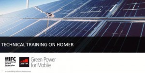 New Video Training: Learn to use the HOMER renewable energy design tool