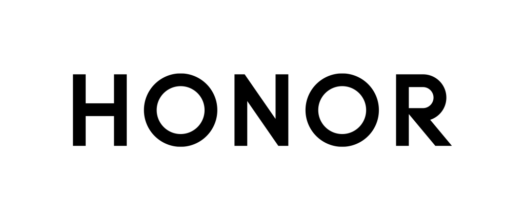 The image displays the word "HONOR" in bold, black, uppercase letters centered on a light gray background. The font is modern and sans-serif, with clean and even spacing between the letters.
