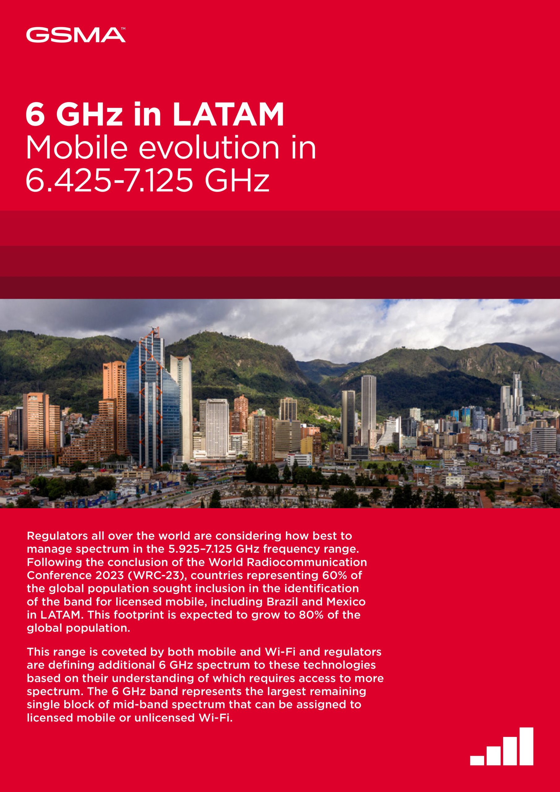6 GHz na América Latina. Evolução móvel em 6,425-7,125 image