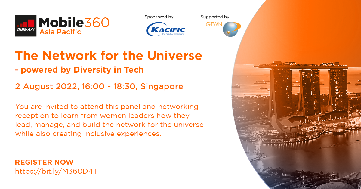 The Network for the Universe – powered by Diversity in Tech at Mobile 360 APAC
