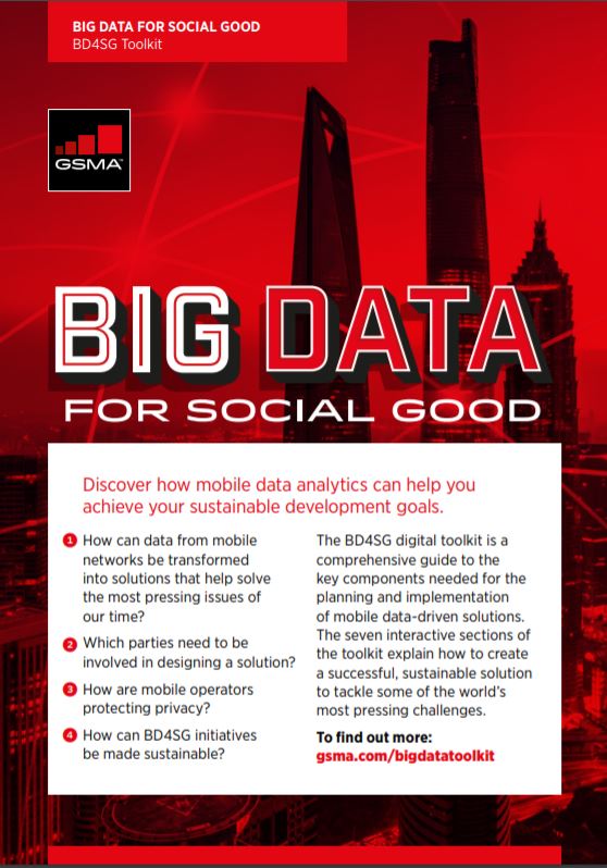 Big Data for Social Good Toolkit Flyer image