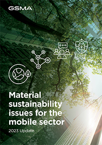 Material sustainability issues for the mobile sector – 2023 Update