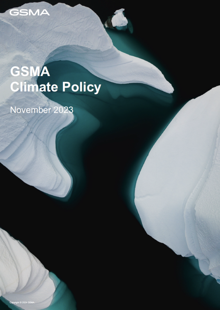GSMA Climate Policy image