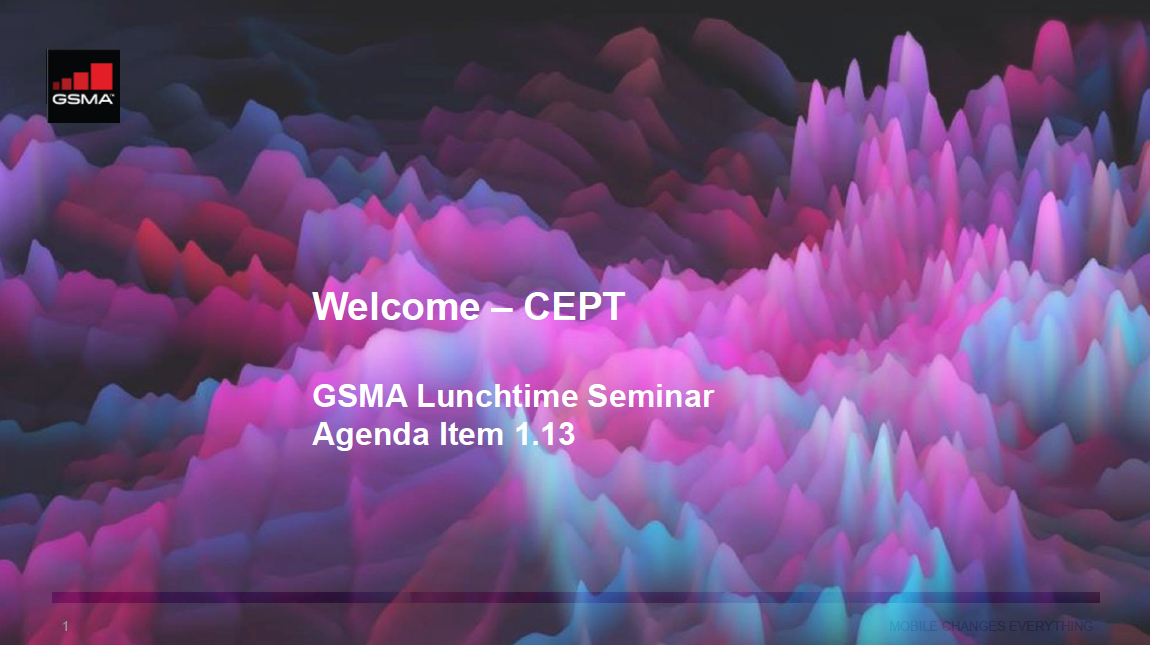 CPM19-2: CEPT lunchtime seminar on mmWave spectrum for 5G image