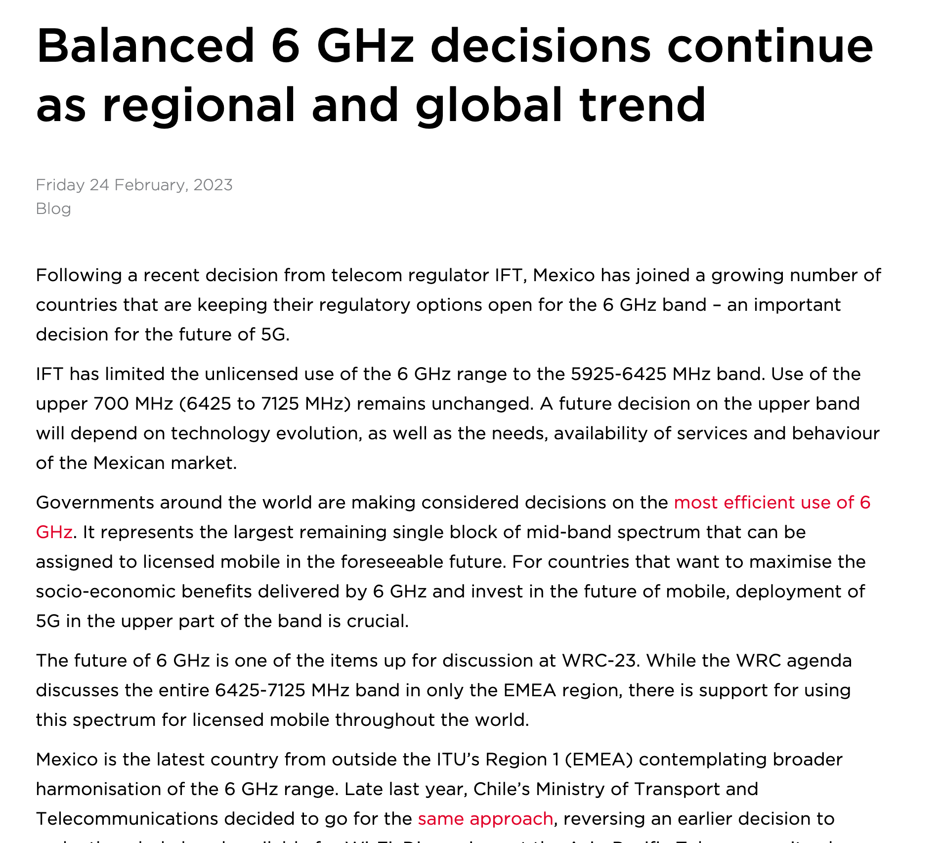 The Importance of 6 GHz for 5G’s Future image