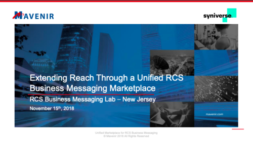 GSMA RCS Business Messaging Lab #19 New Jersey – Speakers’ Presentations image
