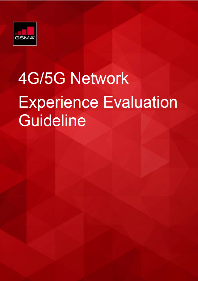 4G/5G Network Experience Evaluation Guideline image