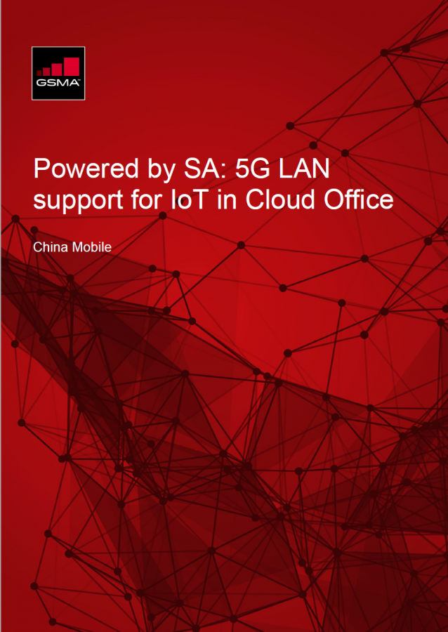 Powered by SA: 5G LAN support for IoT in Cloud Office image