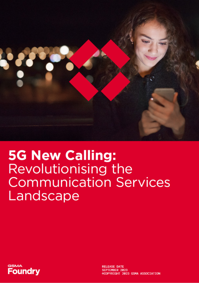 GSMA Foundry 5G New Calling whitepaper 2023 image