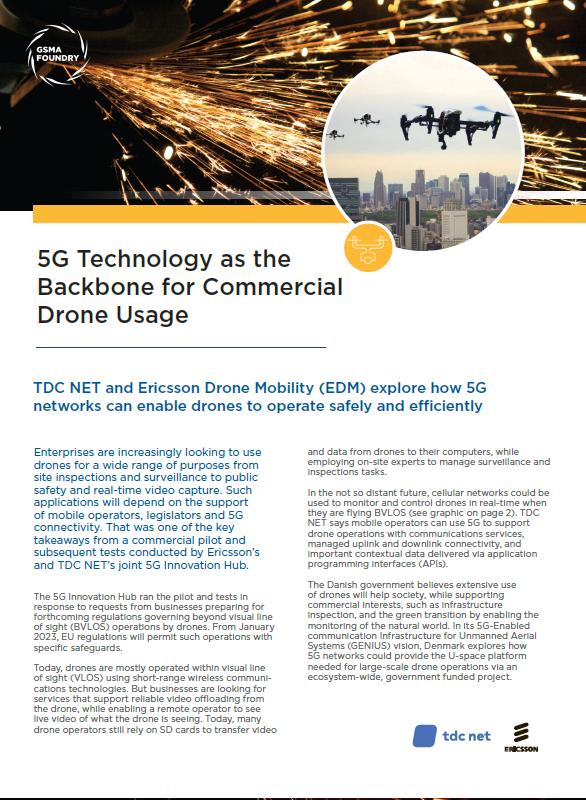 5G Technology as the Backbone for Commercial Drone Usage image