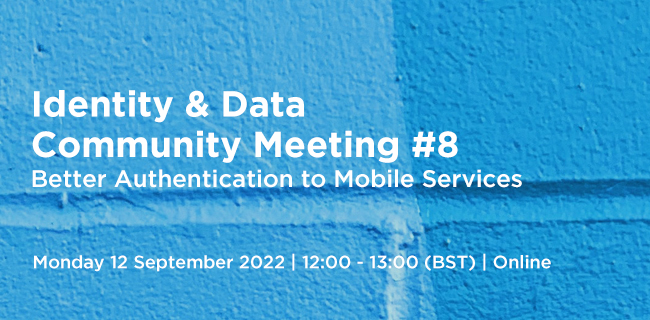 Identity and Data Community Meeting #8