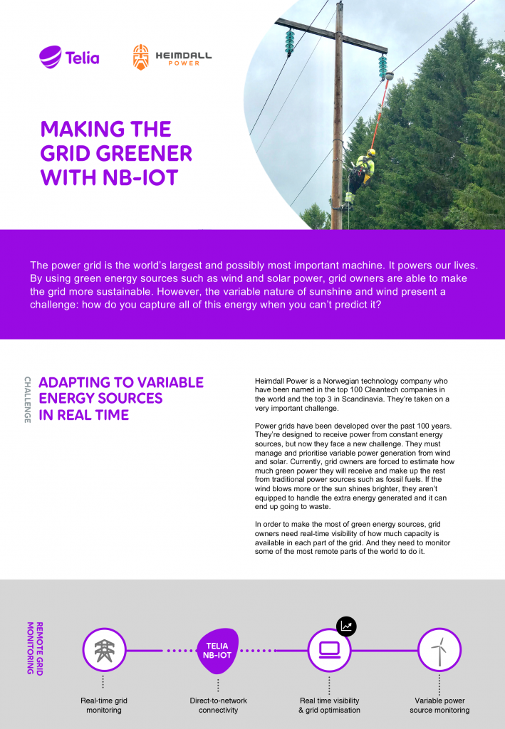 Making Way for Green Energy with Telia NB-IoT image