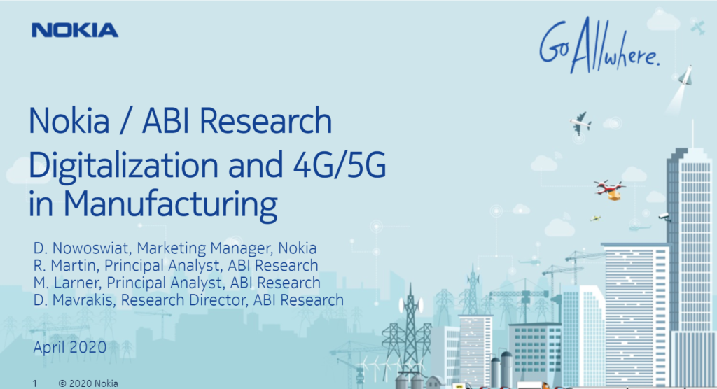 Webinar: Where does 4G/5G private wireless fit into the Manufacturer’s digitalization journey? image