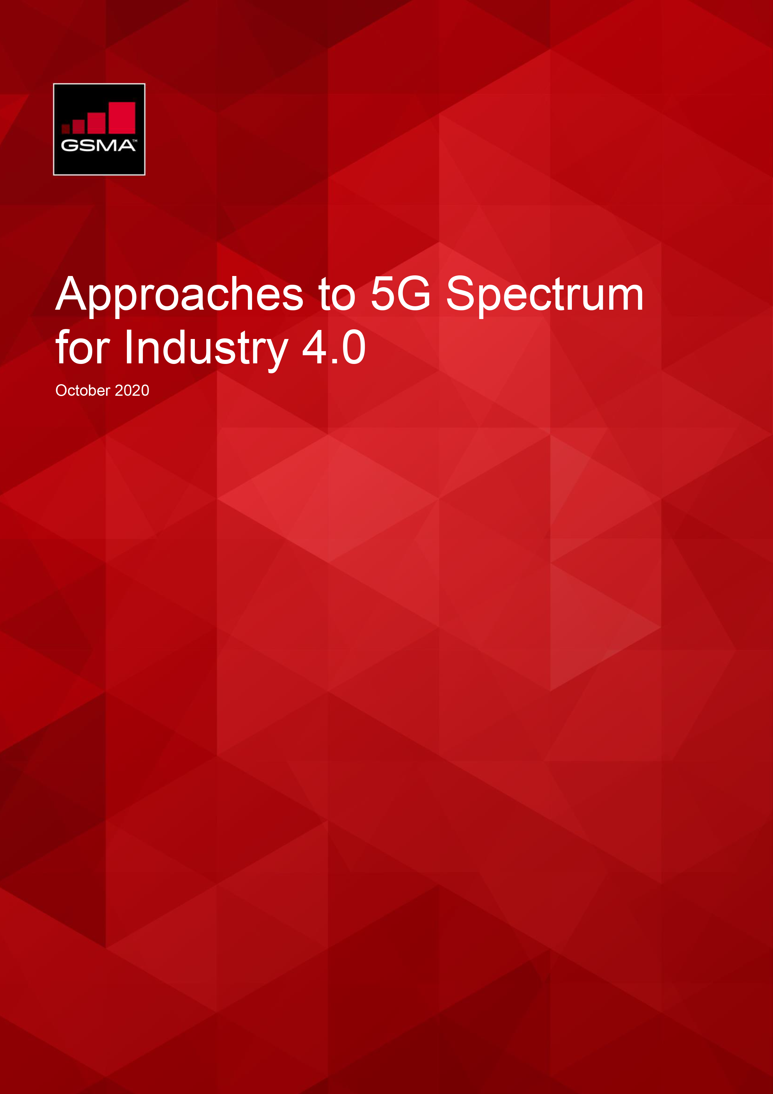 Approaches to 5G Spectrum for Industry 4.0 image