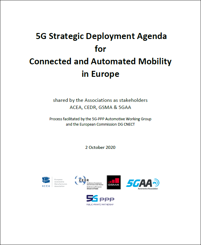 5G Strategic Deployment Agenda for Connected and Automated Mobility in Europe image