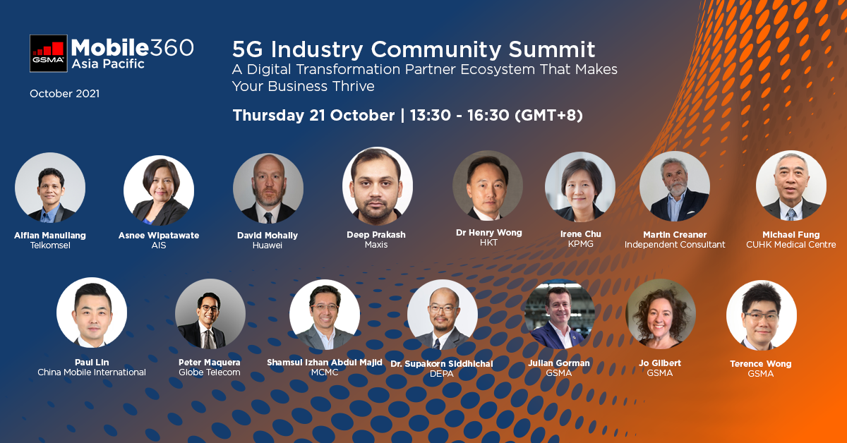 GSMA Mobile 360 APAC – 5G Industry Community Summit