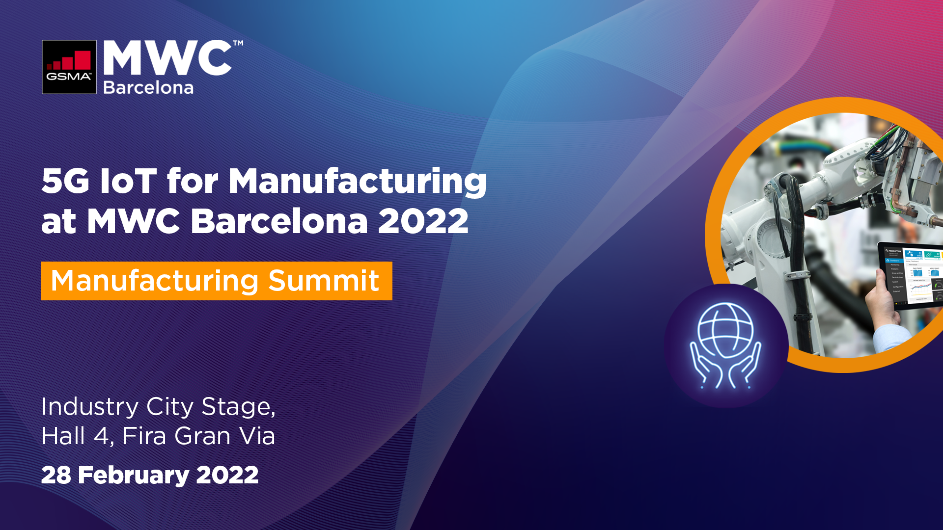 Manufacturing Summit at MWC Barcelona 2022