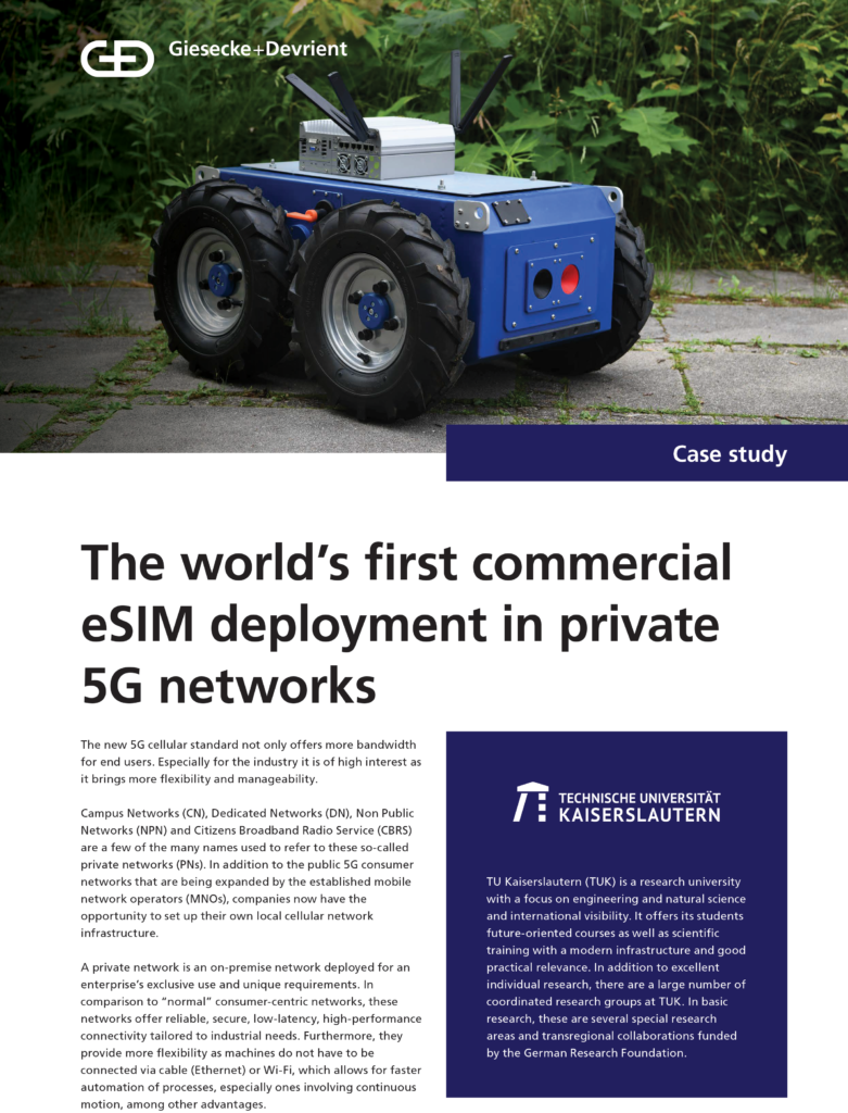 Case study Pioneering 5G private network image