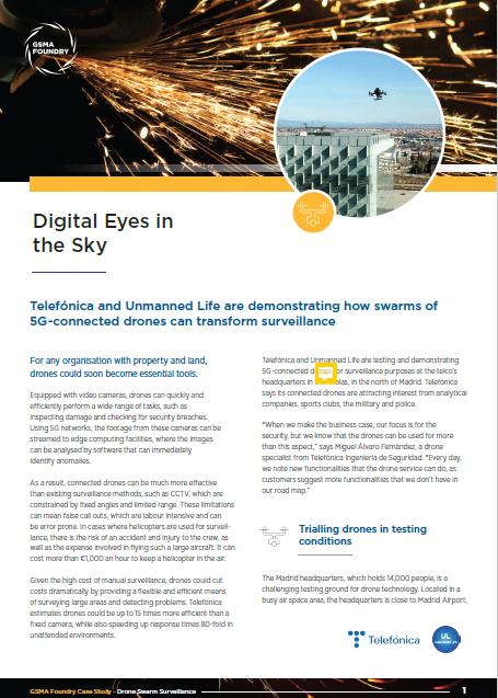 GSMA Foundry Case Study: Digital Eyes in the Sky image