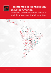 Impuestos a la conectividad móvil en América Latina image