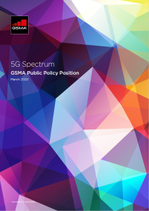5G Spectrum GSMA Public Policy Position image