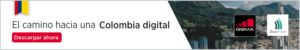 Imagen de Colombia y logos de GSMA y Asomóvil