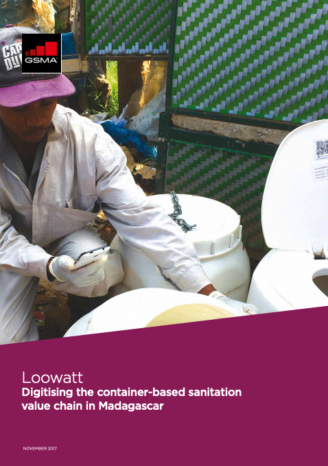 Loowatt: Using mobile tools to support the provision of urban sanitation services in Madagascar image