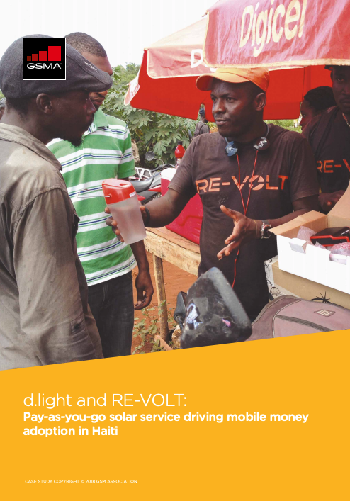 d.light and RE-VOLT: Pay-as-you-go solar service driving mobile money adoption in Haiti image