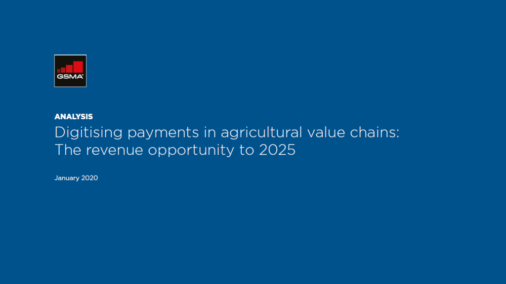 Digitising payments in agricultural value chains: The revenue opportunity to 2025 image