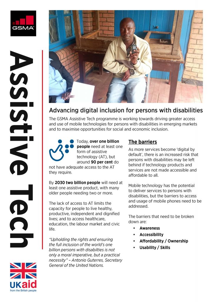 Advancing digital inclusion for persons with disabilities – about the Assistive Tech programme image
