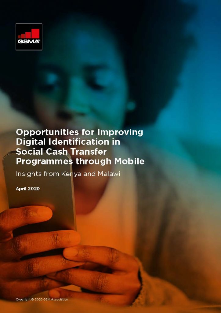 Opportunities for Improving Digital Identification in Social Cash Transfer Programmes through Mobile image