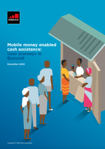 Mobile money enabled cash assistance: User journeys in Burundi image