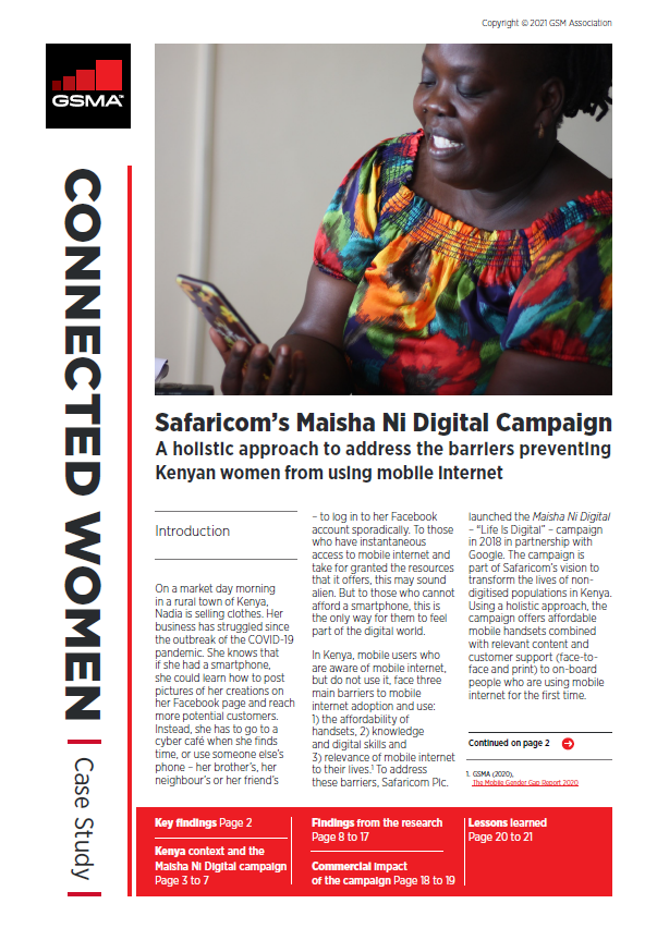 Safaricom’s Maisha Ni Digital Campaign image