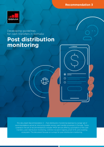 Developing guidelines for cash transfers in Somalia image