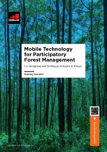 Mobile Technology for Participatory Forest Management: Co-designing and testing prototypes in Kenya image