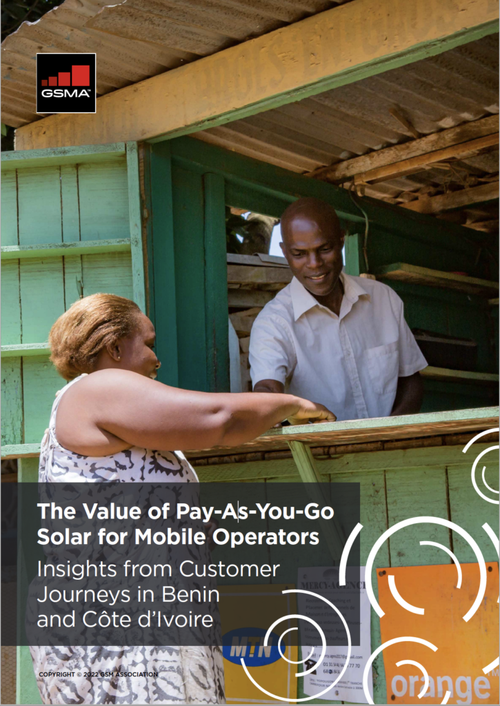 The Value of Pay-as-you-go Solar for Mobile Operators: Insights from customer journeys in Benin and Cote d’Ivoire image