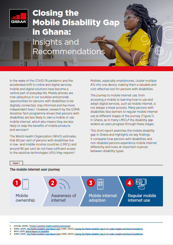 Closing the Mobile Disability Gap in Ghana: Insights and Recommendations image