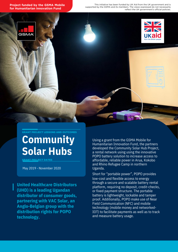 M4H Innovation Fund lessons and outcomes: Enabling access to energy through innovative battery solutions by UHD in Uganda image