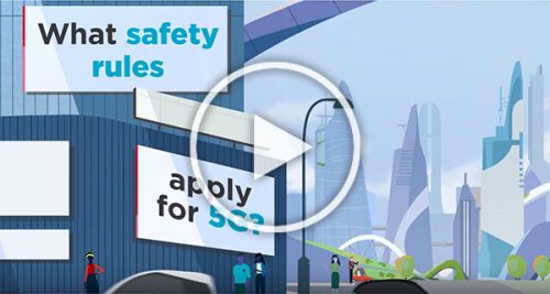 Safety of 5G networks animated video