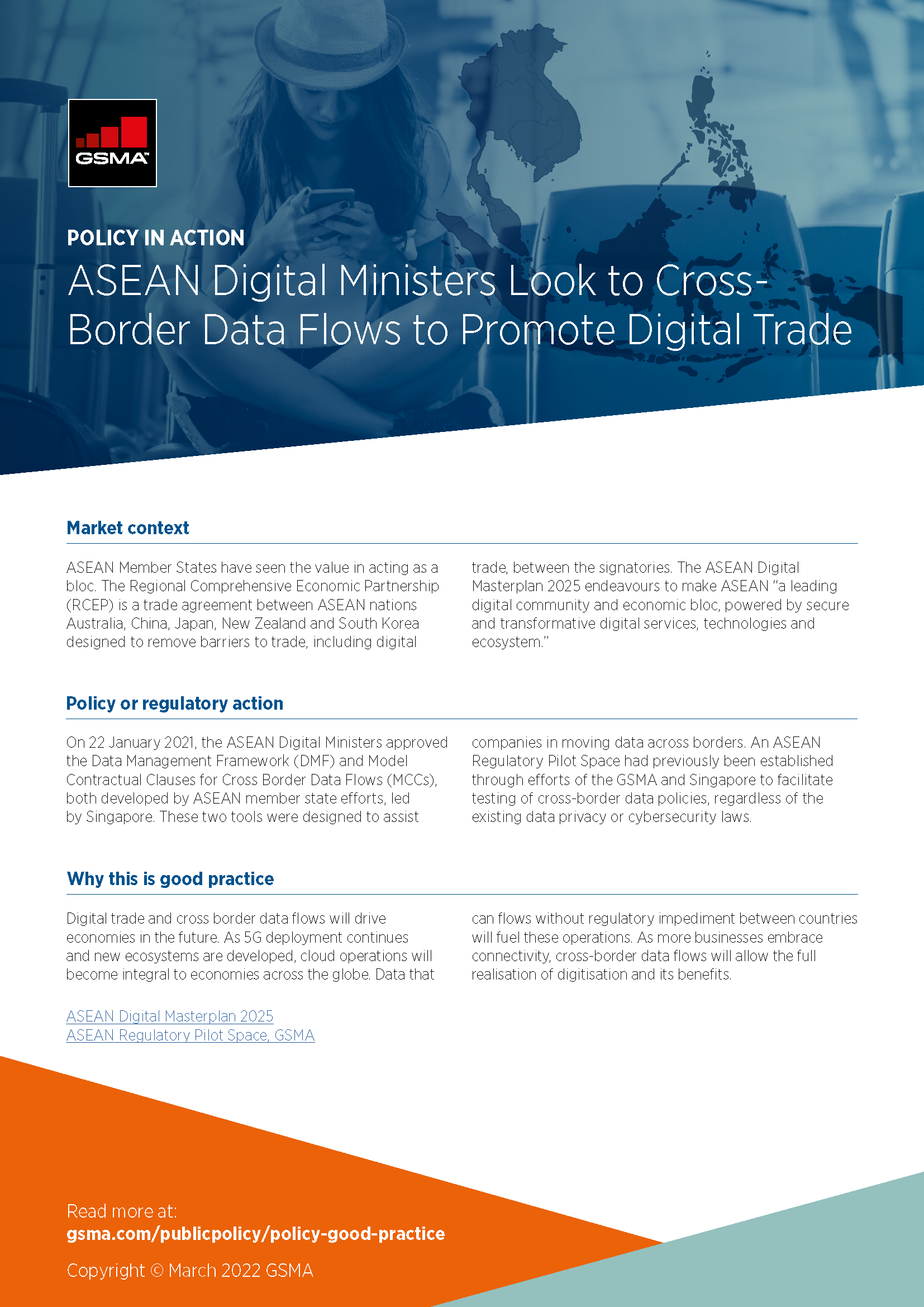GSMA ASEAN Digital Ministers Look to Cross Border Data Flows to