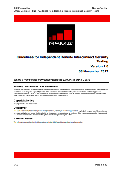 FS.26 Guidelines for Independent Remote Interconnect Security Testing image