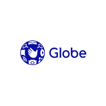 A logo featuring a blue globe with various icons, including a mobile phone, envelope, and a hand, encircling it. To the right of the globe, the word "Globe" is written in blue text.