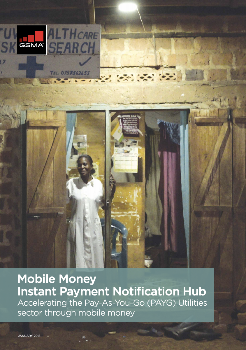 Instant Payment Notification (IPN) Hub: Accelerating the Pay-As-You-Go (PAYG) Utilities sector through mobile money image