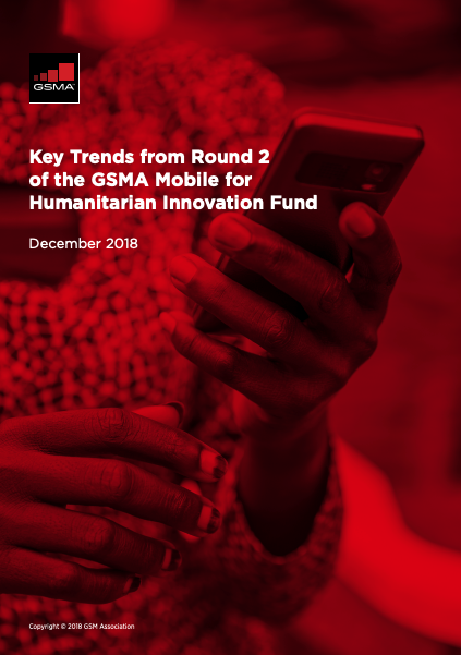 Key Trends from Round 2 of the GSMA Mobile for Humanitarian Innovation Fund image