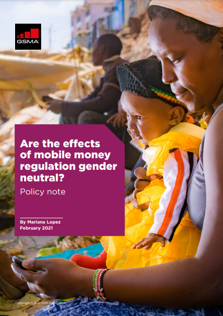 Are the effects of mobile money regulation gender neutral? image