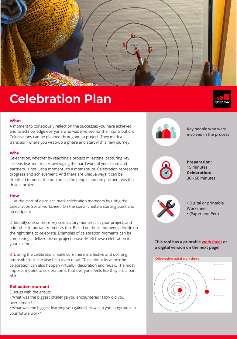 Celebration Plan